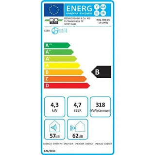Climatiseur mobile Remko Climatiseur split RKL 495 DC gris 80 m2