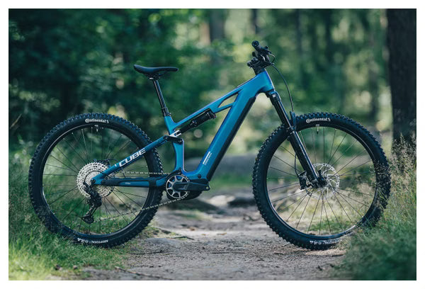 VTT Électrique Tout-Suspendu Cube Stereo Hybrid One44 HPC SLX 800 12V 800 Wh Bosch 120 Nm 27.5'' Bleu Nebula 2026