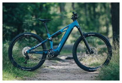 VTT Électrique Tout-Suspendu Cube Stereo Hybrid One44 HPC SLX 800 12V 800 Wh Bosch 120 Nm 27.5'' Bleu Nebula 2026
