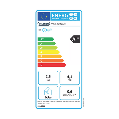 Climatiseur DELONGHI PAC EX105 A+++