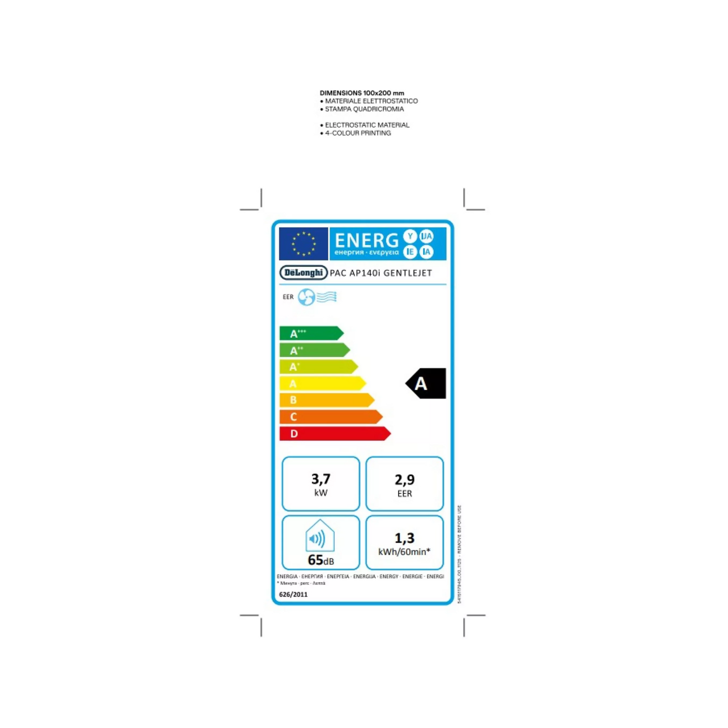 Climatiseur DELONGHI PAC AP140