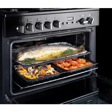 Piano de cuisson gaz FALCON PROFESSIONAL +FXP 90 Mixte NOIR BRILLANT