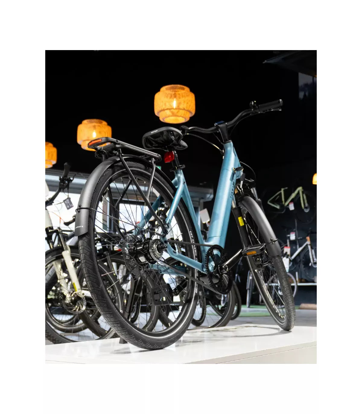 Vélo électrique Tenways CGO800 Plus Bleu clair