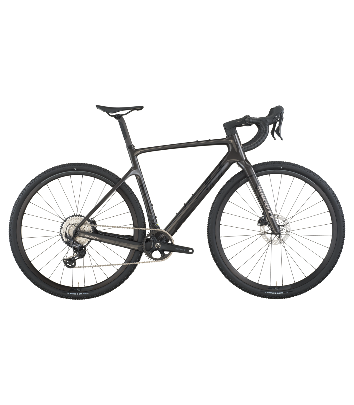 Vélo Gravel Scott Addict Gravel 30 2026 Noir Carbone