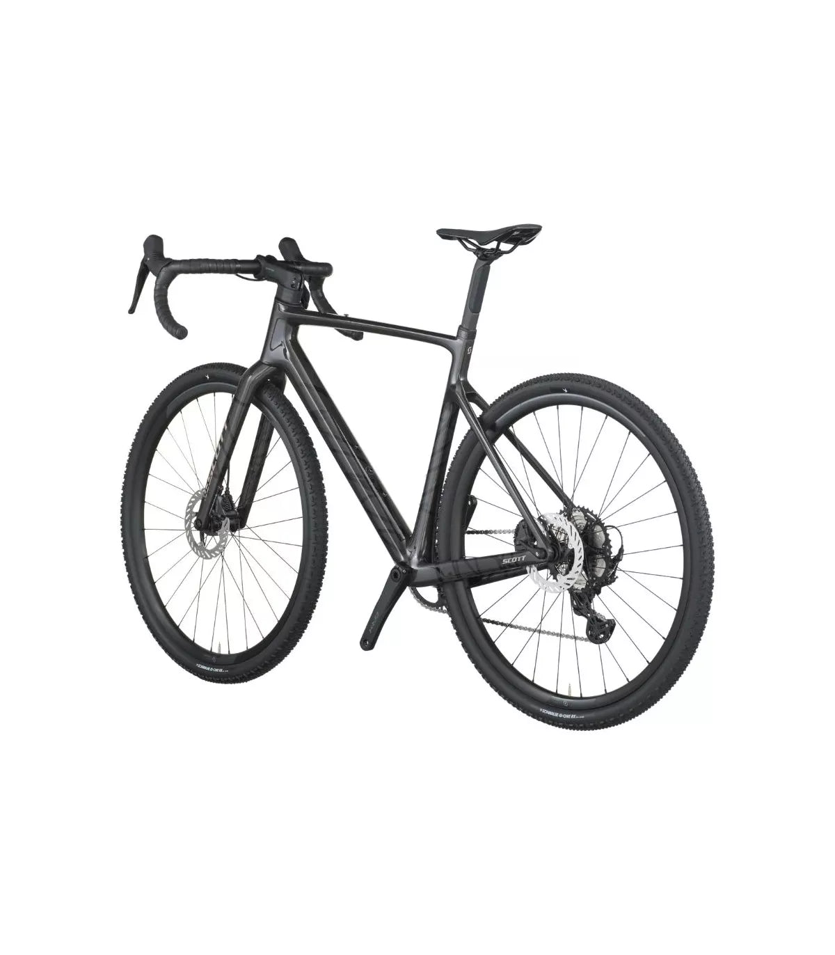 Vélo Gravel Scott Addict Gravel 30 2026 Noir Carbone
