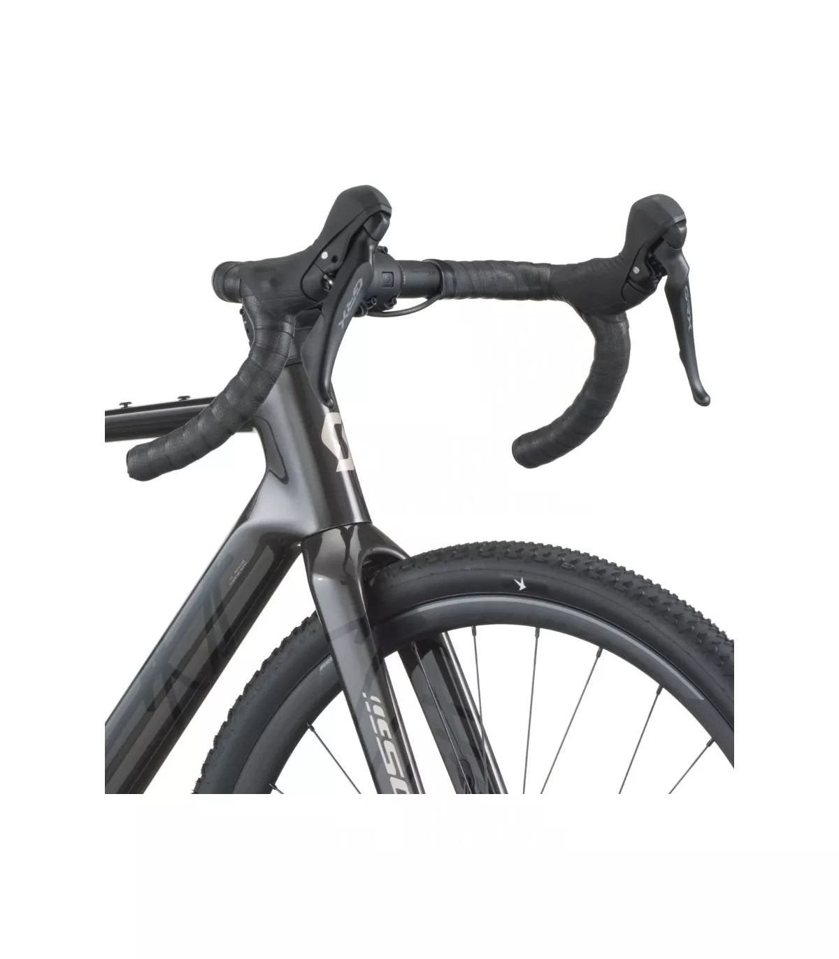 Vélo Gravel Scott Addict Gravel 30 2026 Noir Carbone