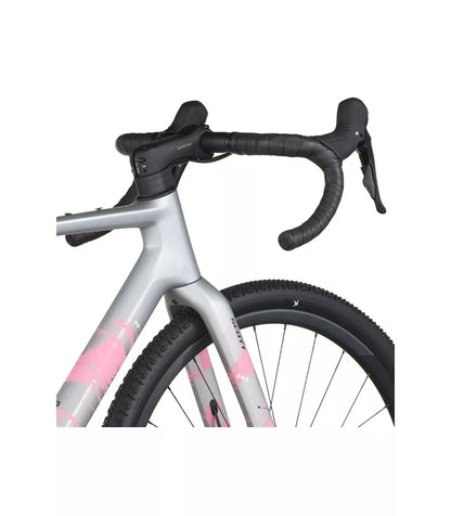 Vélo Gravel Scott Addict Gravel 30 2026 Gris Carbone