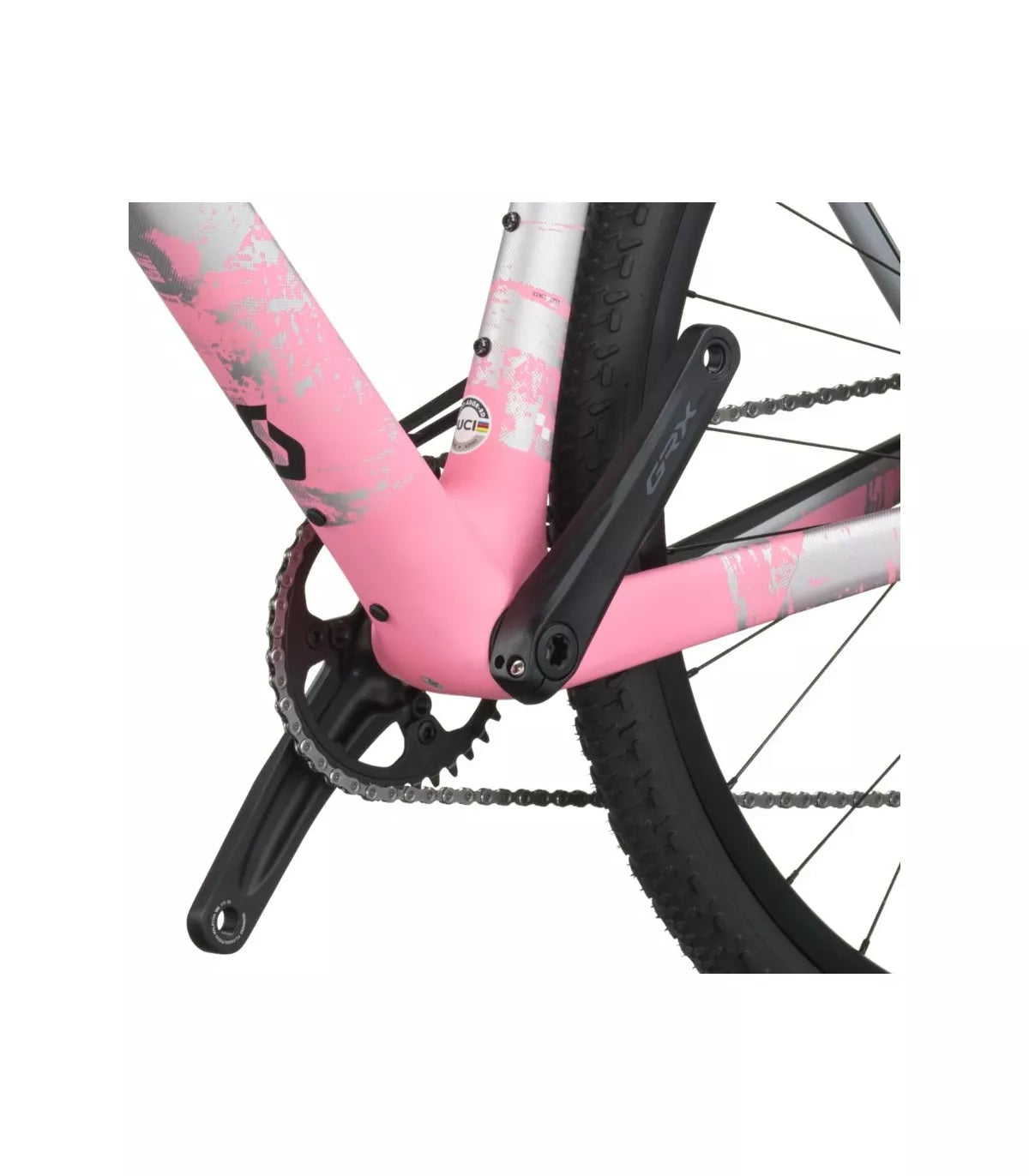 Vélo Gravel Scott Addict Gravel 30 2026 Gris Carbone